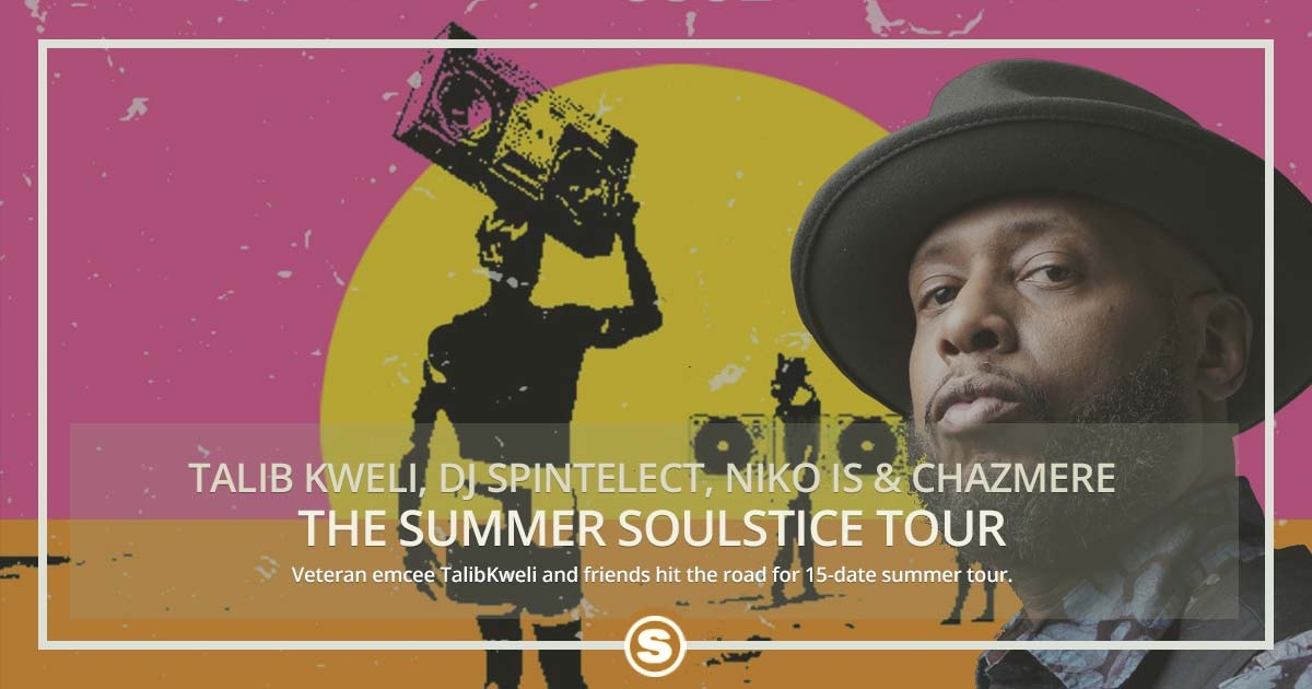 Talib Kweli Announces The Summer Soulstice Tour