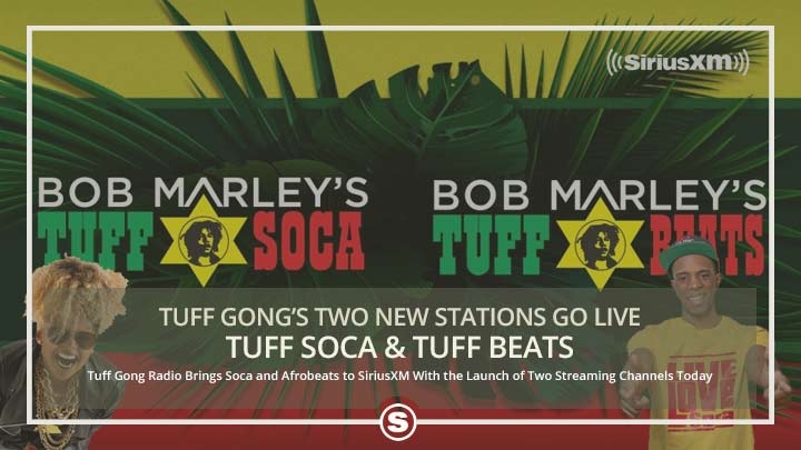 Tuff Gong's Two New Stations Launch on SiriusXM