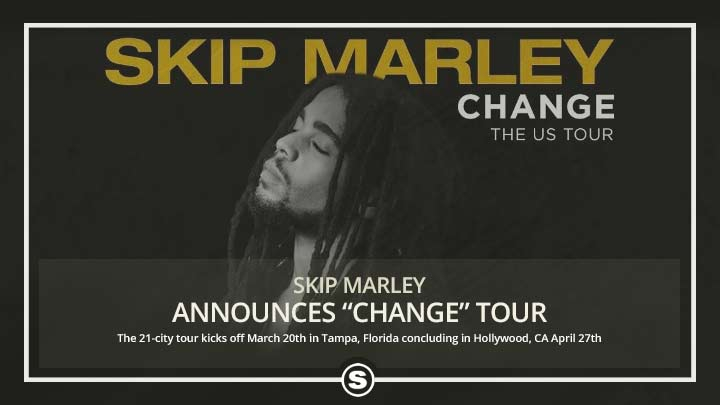 Skip Marley Announces "Change" Tour