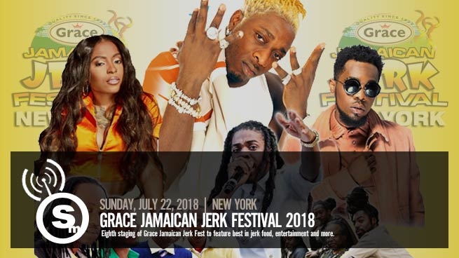 Grace Jamaican Jerk Festival NY features Elephant Man, Jahmiel & More
