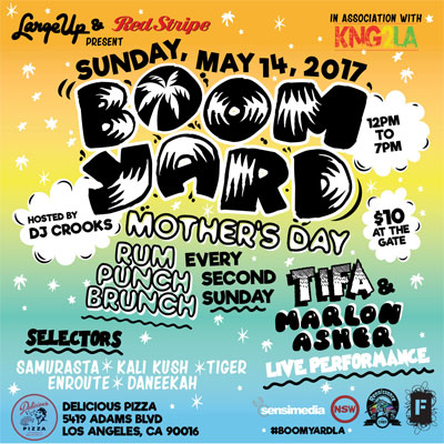 Spend Mother's Day with Tifa, Marlon Asher & Boomyard LA