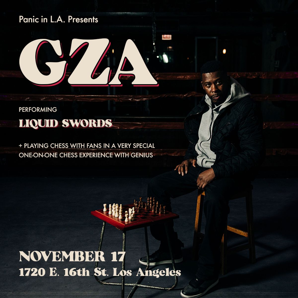 Panic In LA Returns with The GZA Performing Liquid Swords