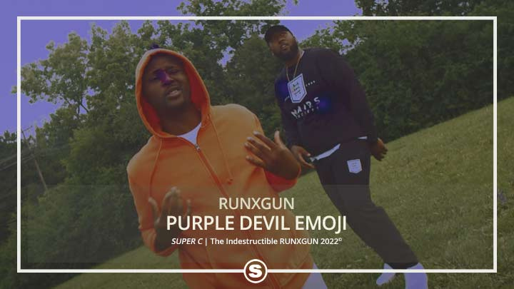 RUNXGUN - Purple Devil Emoji